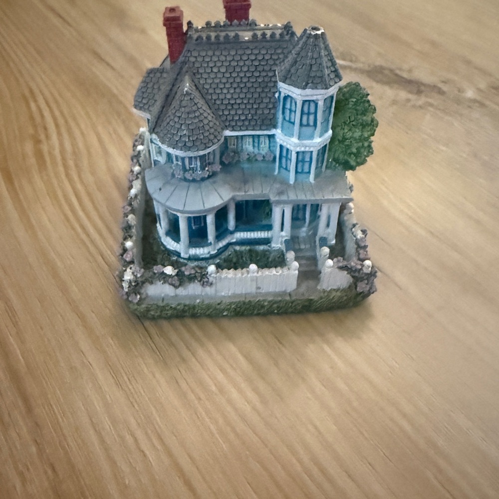 Miniature Victorian House Figurine